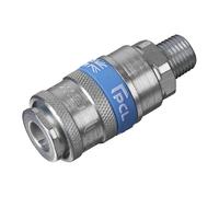 Sealey PCL Air Line Coupling BSPT Male Thread 1/4" BSPT Pack of 1