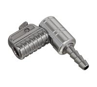 90° Angled Swivel Tyre Inflator Clip-On Connector 6mm Bore