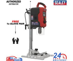 Sealey PDM10B Digital Display Pillar Drill 720W Bench Mount With 1x Glove Pair