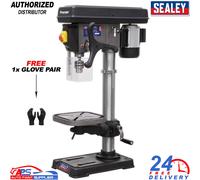 Sealey PDM155B Bench Pillar Drill 16 Speed 370W 230V Premier With 1x Glove Pair