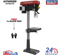 Sealey PDM240F 750W Floor Pillar Drill Workshop Machine With 1x Glove Pair