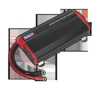 Sealey PI2000 Power Inverter Modified Sine Wave 2000W 12V DC - 230V 50Hz