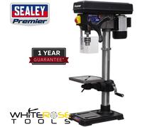 Sealey PDM125B Premier Bench Mounting Pillar Drill 16-Speed 370W 230V