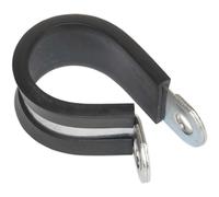 Sealey PCJ25 P-Clip Rubber Lined Ø25Mm Pack Of 25