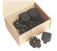 Sealey Pl/13/3 Rubber Plug 13Amp Extra Heavy-Duty Pack Of 10