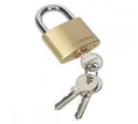 Sealey Brass Padlock 50mm Standard