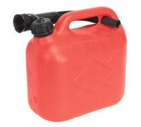 Sealey Plastic Fuel Can 5l Red