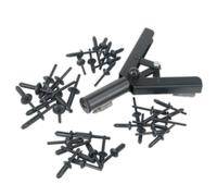 Sealey Plastic Riveting Kit Car Body Auto Fasteners Trim Clips Pin Bumper RT001