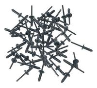 Sealey Plastic Rivets 50 Pieces 5mm X 17.2mm Fasteners Push Trim Clips Pr004