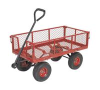 Sealey Platform Truck With Removable Sides Pneumatic Tyres 200Kg Capacity Cst997