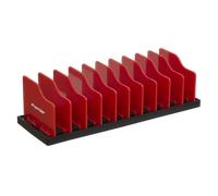 Sealey Pliers Rack PR01 10-Bay Red 250mm