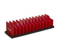 Sealey Pliers Rack With Adjustable Rigid Dividers Abs Plastic 300mm Pr02