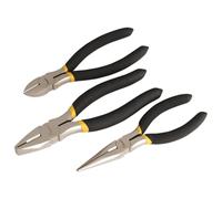 Sealey Pliers Set 3pc Ni-Fe Finish AK9333 C8-BWR