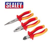 Sealey Pliers Set 3pc VDE Approved AK83452