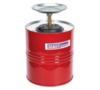 Sealey Plunger Can 3.8L With Perforated Metal Flash Arrestor - 3.8 Litres Pc38