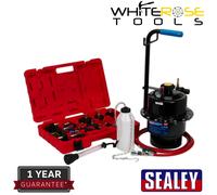 Sealey Pneumatic Brake & Clutch Pressure Bleeder Kit Automotive Vehicle Service