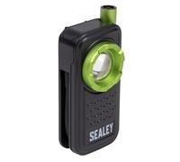 Sealey Pocket Light LED600FX – 8W COB & 1W SMD, 600 lm Flexi Inspection Light, Green/Black
