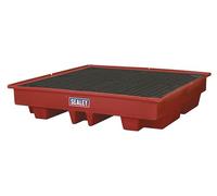 Sealey Polyethylene Barrel Bund Spill Pallet DRP13 1280 x 1280 x 275mm
