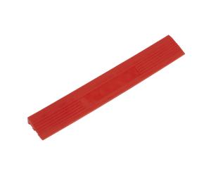 SEALEY Polypropylene Floor Tile Edge 400 X 60mm Red Male - Pack Of 6 | FT3ERM | GSF Car Parts