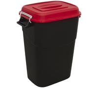 Sealey Polypropylene Refuse/Storage Bin 95l Red