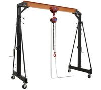Sealey SG2000KIT Portable Lifting Gantry Crane Adjustable 2 Tonne & Hoist Combo
