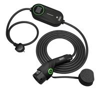 Sealey Adjustable Type 2 to UK 3 Pin Plug Portable EV Charger - 5m Cable