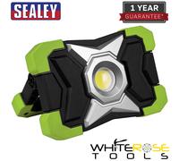 Sealey Portable Floodlight and Power Bank 15W COB LED Light Lamp [EEK: Not Supplied]