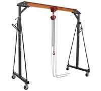 Sealey 1 Tonne Portable Adjustable Gantry Crane with Geared Trolley Combo - SG1000KITG