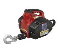 Sealey Portable Handheld 240v Electric Winch 500Kg