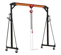 Sealey Portable Lifting Adjustable Gantry Crane 1 Tonne & Hoist Combo SG1000KIT