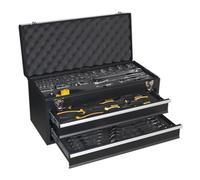 Sealey Portable Tool Chest Box Storage Cabinet 2 Drawers 90 Pcs Tool Kit S01055