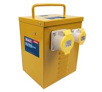 Sealey Portable Vented Transformer WST5000MV/2 – 5kVA 240V to 110V, 16/32A Outlets