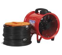 Sealey Portable Ventilator with 5m Ducting 250mm