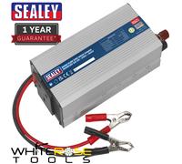 Sealey Power Inverter Pure Sine Wave 600W 12V DC - 230V ~ 50Hz Car Caravan Boat