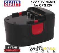 Sealey Power Tool Battery 12V 1.7Ah Ni-MH for CPG12V Cordless Grease Gun