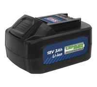 Sealey CP400BP Power Tool Battery 18V 3Ah Lithium-Ion For Cp400Li & Cp440Lihv
