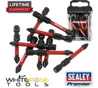 Sealey Power Tool Bits Premier Phillips #2 Impact 50mm 10pc Drill Screwdriver
