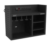 Sealey AP30SRBE Power Tool Storage Rack 760mm with Power Strip
