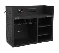 Sealey AP30SRBE Power Tool Storage Rack 760mm with Power Strip