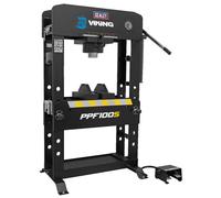 Sealey PPF100S Viking 100 Tonne Pneumatic / Hydraulic Floor Press with Foot Pedals