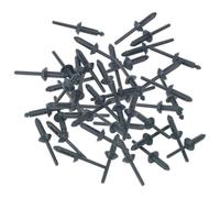 Sealey Plastic Rivets Ø6.3 x 25.2mm Pack of 50