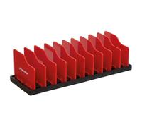 Sealey Pliers Rack PR01 10-Bay Red 250mm