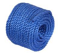 Sealey Pr830 8mm X 30M Polypropylene Split Film Twisted Rope, Blue