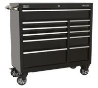Sealey Premier 11 Drawer Heavy Duty Roller Cabinet Black