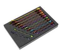 Sealey 12pc Multi-Coloured Combination Spanner Set - AK63267