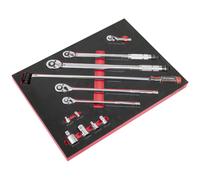 Sealey Premier 12 Piece Ratchet and Torque Wrench Set in Module Tray