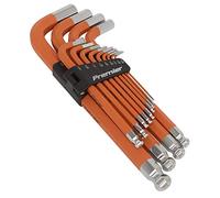 Sealey 13 Piece Anti Slip Jumbo Ball End Hex Key Set Imperial