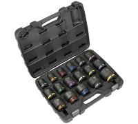 Sealey Premier Impact Socket Set 3/4" Sq Drive 17pc - Colour-Coded - AK8892M