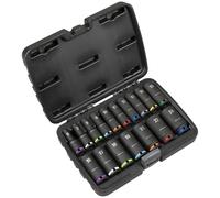 Premier Deep Impact Socket Set 3/8Sq Drive - 17 Piece