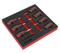 Sealey Premier 17pc GripMAX® Stubby Screwdriver Set - AK4371